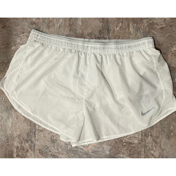 Nike Pants - NWT- Nike Dri-Fit Running Shorts Flex Fabric White Women Size XXL